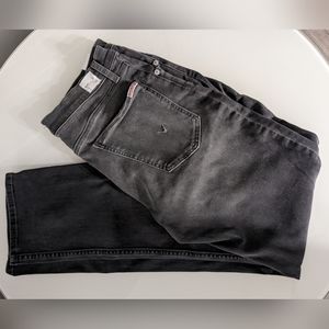 Hudson Jeans Blake Slim Straight Zip Fly Denim Black Mens 31